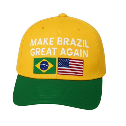 Boné Patriota Verde Amarelo – MAKE BRAZIL GREAT AGAIN (Edição Limitada)