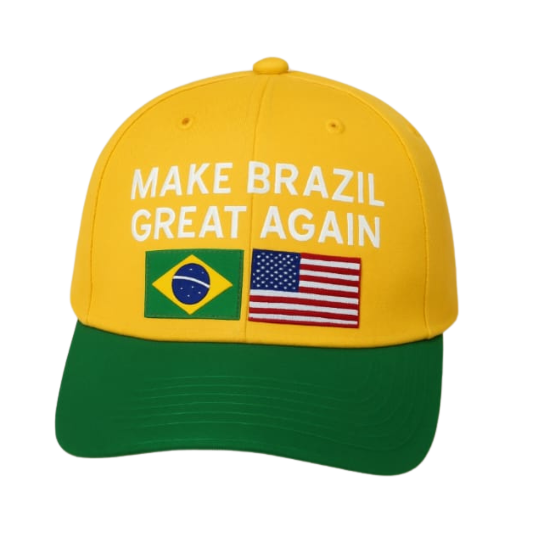 Boné Patriota Verde Amarelo  – MAKE BRAZIL GREAT AGAIN (Edição Limitada)